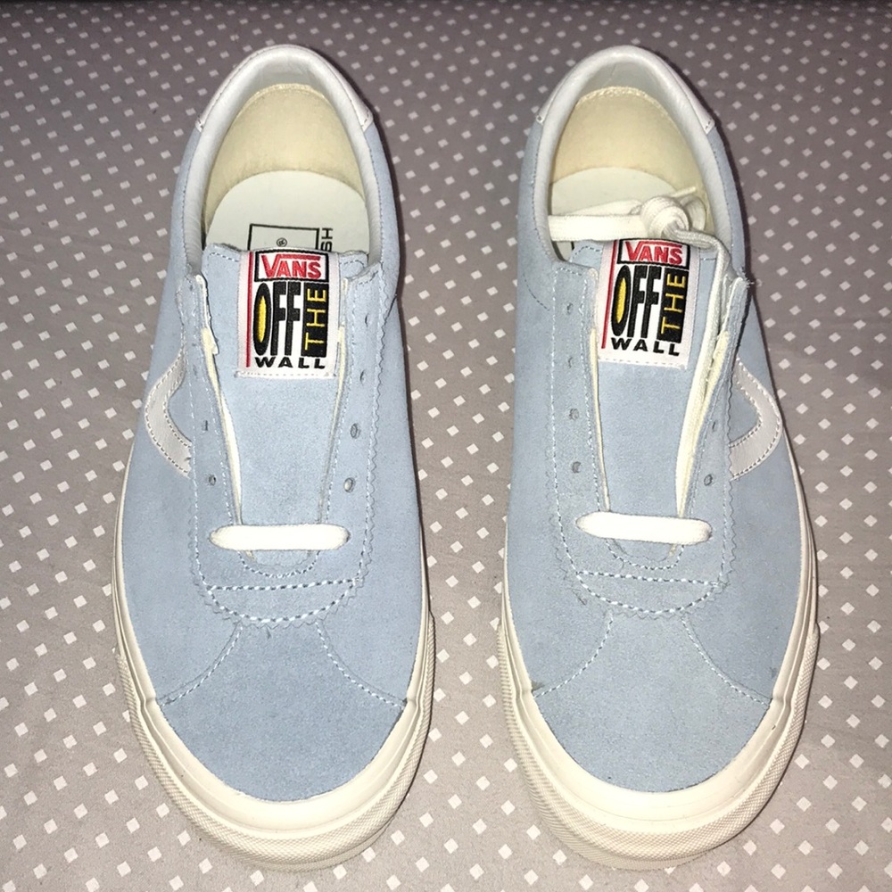 UNWORN! Hard to find, Baby Blue Vans